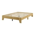thumbnail image 4 of Kris & Ally Sakura Full/Double Durable Engineered Wood Minimalist Platform Bed Frame with Slats - No Headboard, No Boxspring Required, Minimalist Design, 4 of 10