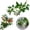 Green, variant on Elapind Roses Artificial Flowers , Lifelike Single Long Stem Artificial Silk Roses Bouquet for Party Home Wedding Centerpiece Office Diy Decor,Rose Gold