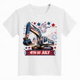 thumbnail image 4 of TOWED22 Boys Tops 5-16 Years Short Sleeve Crew Neck T-Shirts Basic Solid Color Tees(White,2-3 Y), 4 of 4