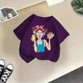thumbnail image 4 of Hienoo Big Girls Graphic T-Shirt Cartoon Short Sleeve Cotton T Shirt, Sizes 3-14, 4 of 4