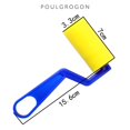 thumbnail image 3 of Children sponge roller stamp plastic handle roller creative diy painting brush, 3 of 5