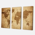 thumbnail image 3 of Ancient World Map V 28 in x 36 in Painting Canvas Art Print, by Designart, 3 of 3
