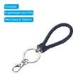 thumbnail image 4 of Uxcell Wristlet Keychains Wrist Lanyard Keychain Hand Strap Keys Holder Navy Blue 2 Pack, 4 of 5