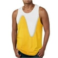 thumbnail image 2 of IROINNID Mens Sleeveless Sport Tank Top, Tag Free & Moisture Wicking, Summer Printed Casual Pullover Ribbed Stretch Fabric, 2 of 5