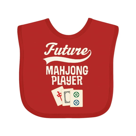 Inktastic Future Mahjong Player Boys or Girls Baby Bib