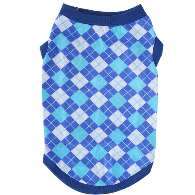 Camisas para mascotas, Cerdo para mascotas Primavera Verano Camisas de verano para mascotas Camisas con rombos para mascotas Probadas y confiables