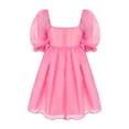 thumbnail image 4 of Douhoow Women's Mini Princess Dress Elegant Puff Sleeve Tutu Party Court Prom Short Dresses, 4 of 8