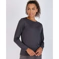 thumbnail image 4 of Real Essentials 4 Pack: Women's Dry-Fit Tech Stretch Long-Sleeve Athletic Workout T-Shirt (Available in Plus Size), 4 of 7