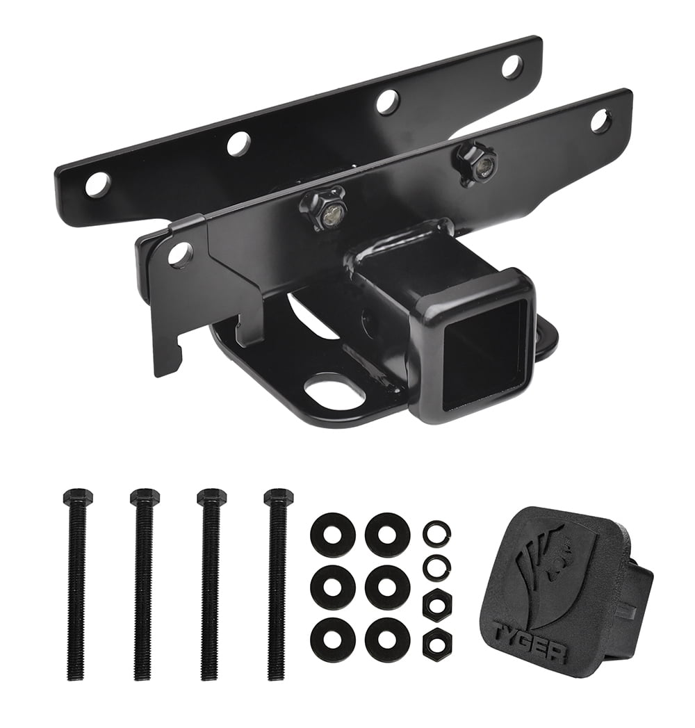 Tyger Auto TGHC2J003B Hitch & Cover Kit Custom Fit 2018 Jeep Wrangler