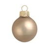 28ct Antique Gold Matte Christmas Ball Ornaments 2" (50mm)