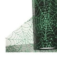 thumbnail image 6 of Cheers.US Halloween Glitter Tulle Rolls Spider Web Pattern Tulle Ribbon Pumpkin Bat Printed Tulle Rolls Shimmer Tulle Netting Roll for Wreath Making Supplies Halloween decoration-10Yard, 6 of 7