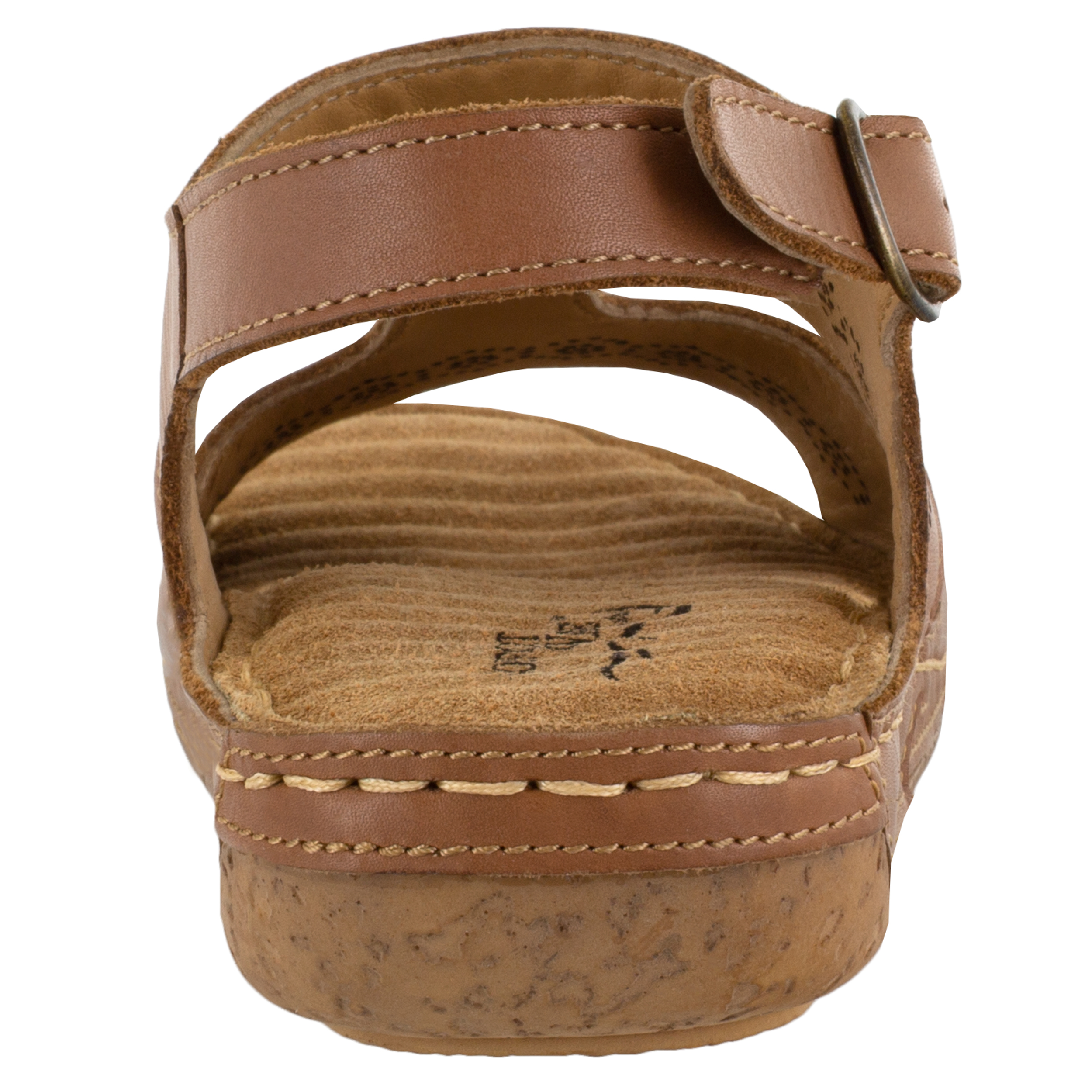 Comfort Wave by Easy Street Sloane Leather Sandals (Women) - image 4 of 7
