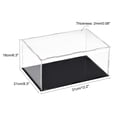 thumbnail image 2 of Uxcell Acrylic Display Case Box Dustproof Protection Showcase Cube Collectibles 11.8x7.9x5.9 inch, 2 of 6