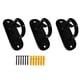 thumbnail image 4 of Anclajes de entrenamiento para montaje en pared Bandas de resistencia Anclajes de montaje en pared Negro Ahorro de espacio Anclajes de entrenamiento para puerta de carga de 300 kg para Estilo B, 4 of 8