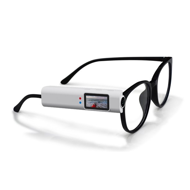 Mini Cámara Digital 2.7k Gafas HD 0.96 Pulgadas Cam (64 G) Blanco