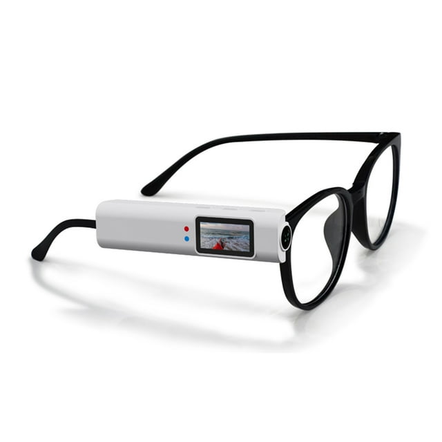 Mini Cámara Digital 2.7k Gafas HD 0.96 Pulgadas Cam (128 G) Blanco