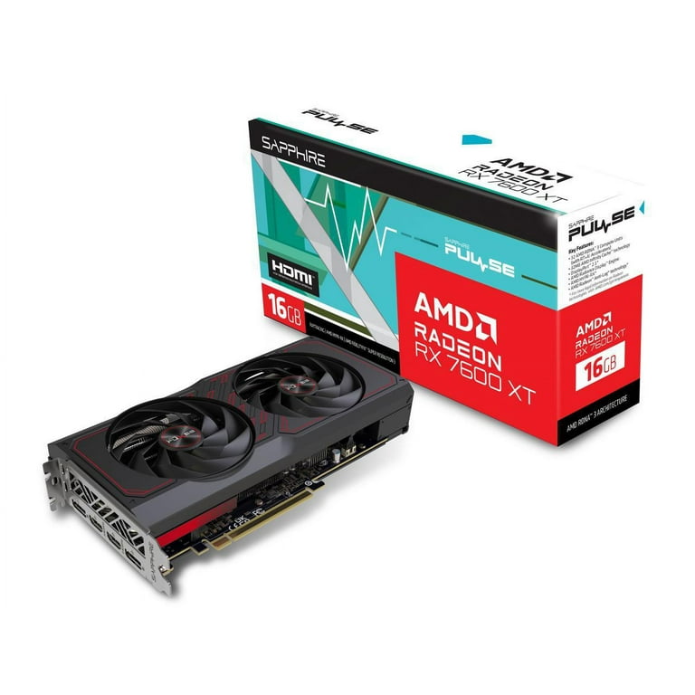 グラフィックボード・グラボ・ビデオカード SAPPHIRE PULSE RX 7600 XT GAMING 16GB Amazon.com: Sapphire Pulse AMD Radeon™ RX 7600 XT Gaming OC