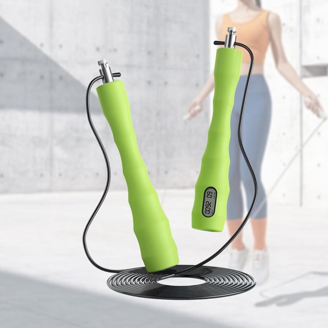 Cuerda de Saltar DYNWAVEMX Inteligente Verde Entrenamiento al Aire Libre