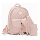 thumbnail image 1 of Mochilas de  Cuero Versátil Para Dama 3 Piezas  Rosa, 1 of 5