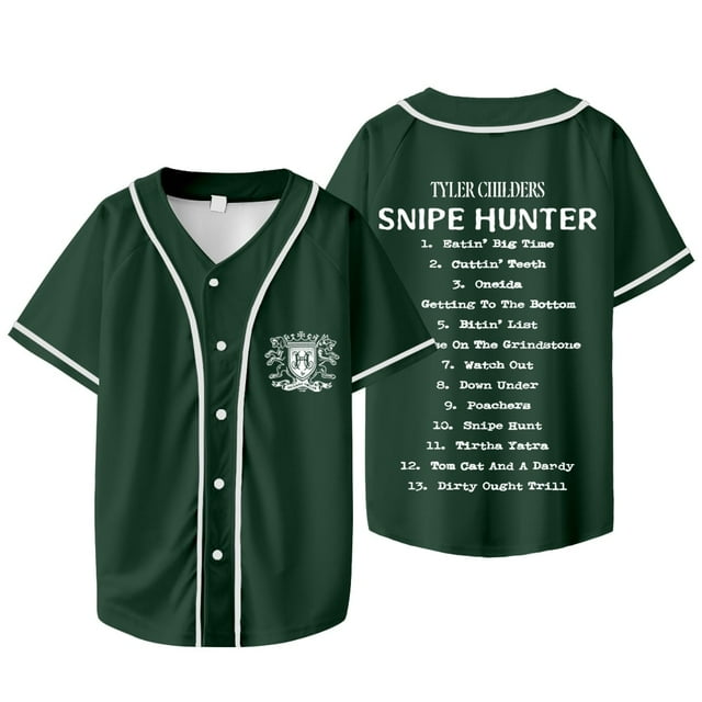 Tyler Childers Tracklist Baseball Jacket Tee Snipe Hunter Merch Women Men Short Sleeve T-shirts,Style 3,XXS