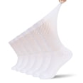 thumbnail image 4 of Athlemo Socks for Men Women Non-Binding Circulation-6 Pairs Loose Fit Crew Sock, 4 of 5