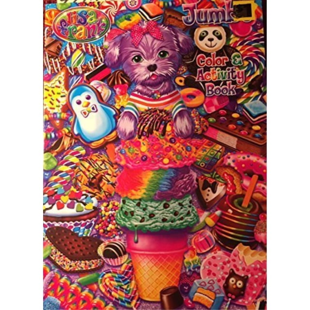 lisa frank holiday jumbo color & activity book - Walmart.com