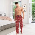 thumbnail image 6 of HPINK-T Men's Flannel Pajama Pants Christmas Gnome Snowflakes Sleep Lounge PJ Bottoms Sweatpants S, 6 of 12