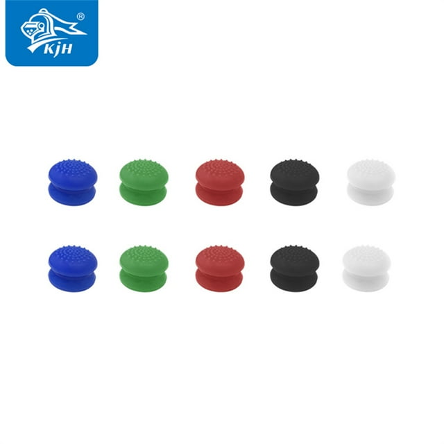Coque de Poignée en Silicone pour Manette PS4 PS3 Xbox ONE Xbox 360 - 2 Pcs - Noir