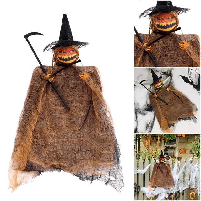 Casa Encantada para Fiesta Accesorios Fantasma Muñeca Calabaza Halloween