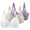Purple, variant on Fatuov Wirefree Bras for Women Plus Size Lingerie Bras for Home Sexy Full Coverage Bras 42C, Purple, 3-Pack