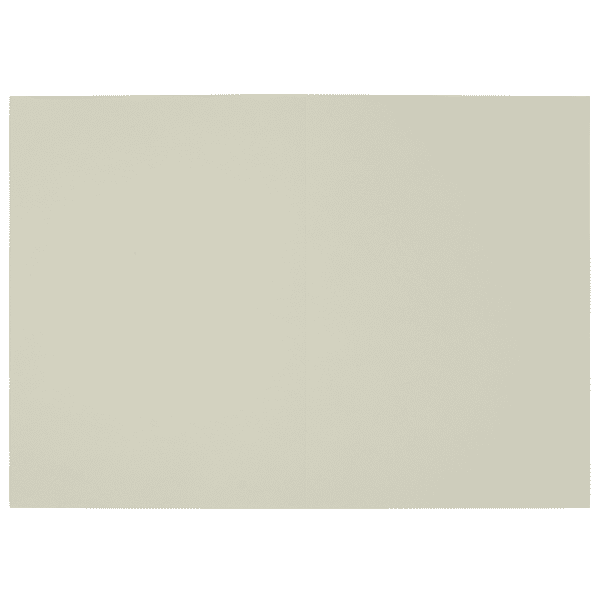 JAM Paper Foldover Cards, 5 x 6 5/8, Ivory, 25/Pack