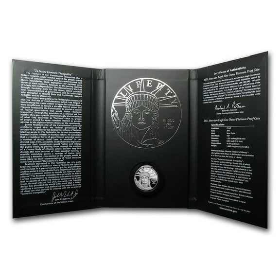 2011-W 1 oz Proof American Platinum Eagle (w/Box & COA)