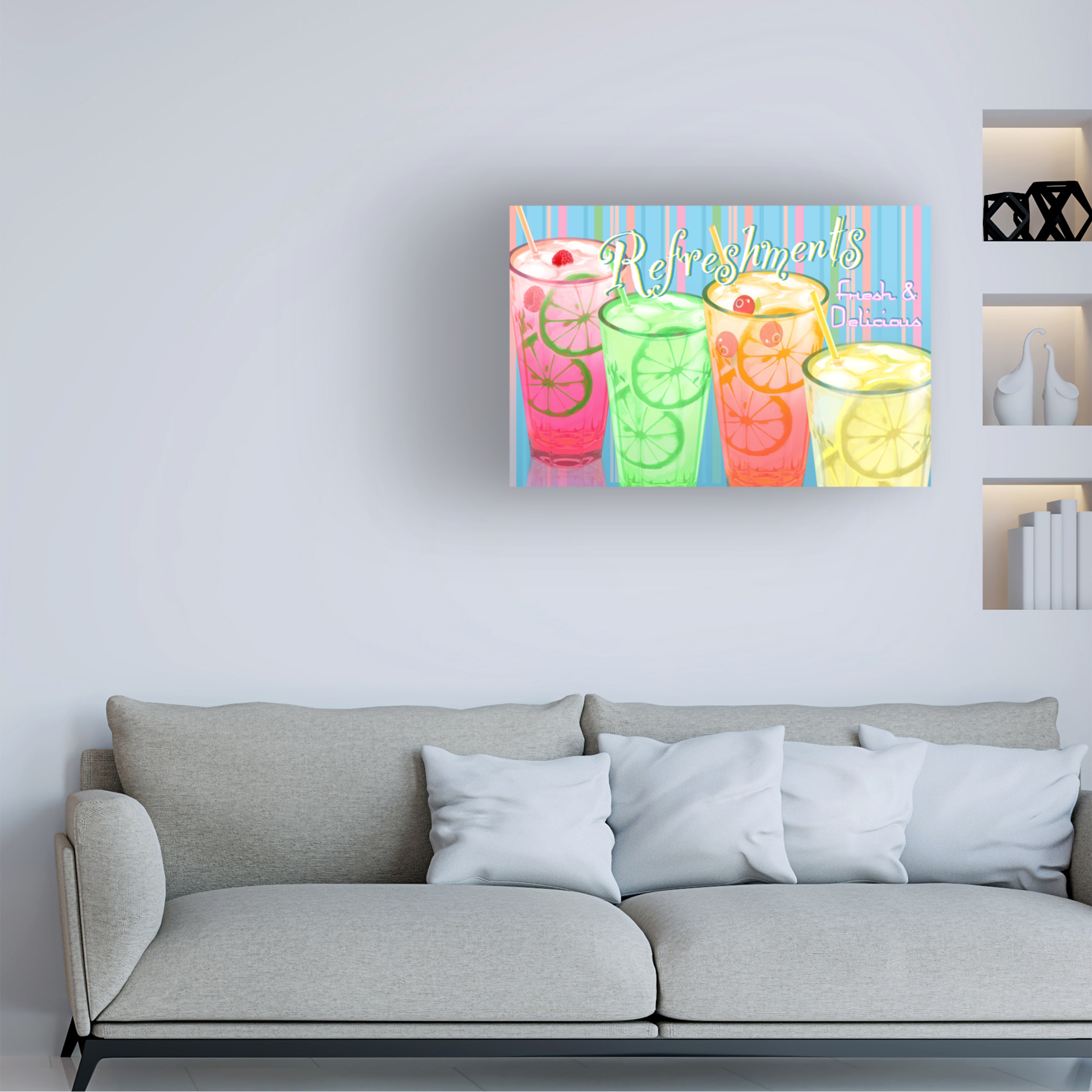 RetroPlanet 'Refreshments' Canvas Art