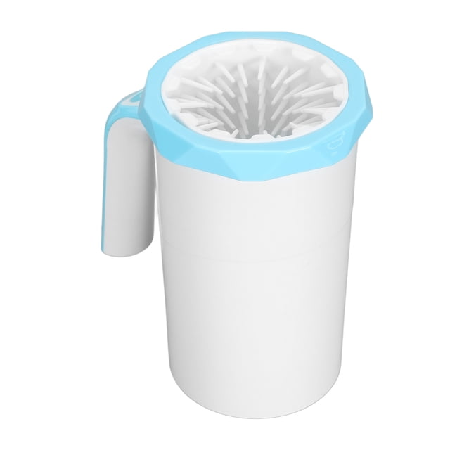 Pet Cleaner Cup, Automatic Dog Cleaner Multifunction Powerful Silicone Bristles Portable Rechargeable Washer, Large Dogs Foot Scrubber with Two Way Mode, Cleaning Swamp, Sand,