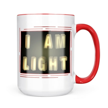

Neonblond I Am Light Glow Light Dark Mug gift for Coffee Tea lovers