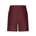 thumbnail image 5 of Ltctricy Bermuda Shorts for Women Dressy Casual High Waisted Pull on Twill Knee Length Shorts Summer Hiking Shorts with Pockets, 5 of 7