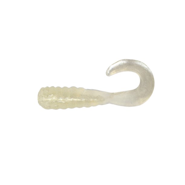 Tackle HD 100Pack Grub Fishing Lures, 2Inch Skirted Grub with Curly