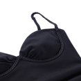 thumbnail image 4 of Women Ribbed Slip Mini Dress Sleeveless Backless V-Neck Side Drawstring High Waist Bodycon Dress Vintage Beach Sundress, 4 of 6