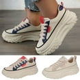thumbnail image 6 of Oyedens Platform Fashion Sneakers for Women Girls Casual Non Slip Women's Walking Shoes, 6 of 7