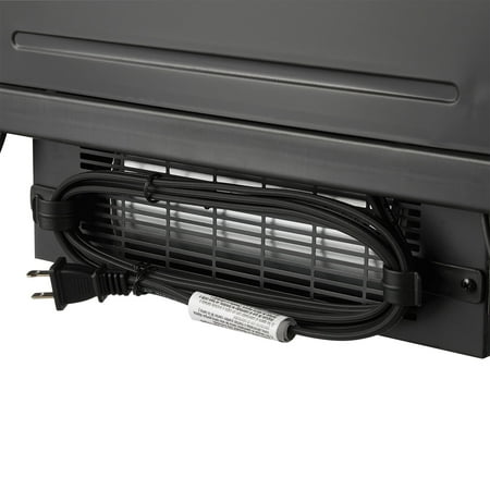 Mainstays New 2-Setting 3D Electric Stove Heater with Life-like Flame, Black