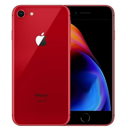 Pre-Owned Apple iPhone 8 64GB RED Color - Factory Unlocked Cell Phone (Refurbished: Good)