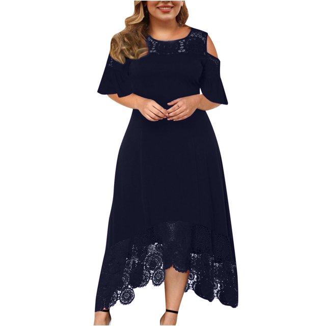 Vestido Seaxy de manga corta con estampado de verano y cuello redondo informal a la moda para mujer Fridja bnh3273
