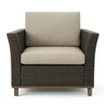 thumbnail image 4 of Noble House Glenwood Outdoor Mix Brown Club Chairs (Set of 2), 4 of 13