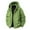 Green, variant on Trench Coat Men Men's Solid Color Waterproof Long Sleeved Hooded Workwear with Multiple Pockets Jacket Green L