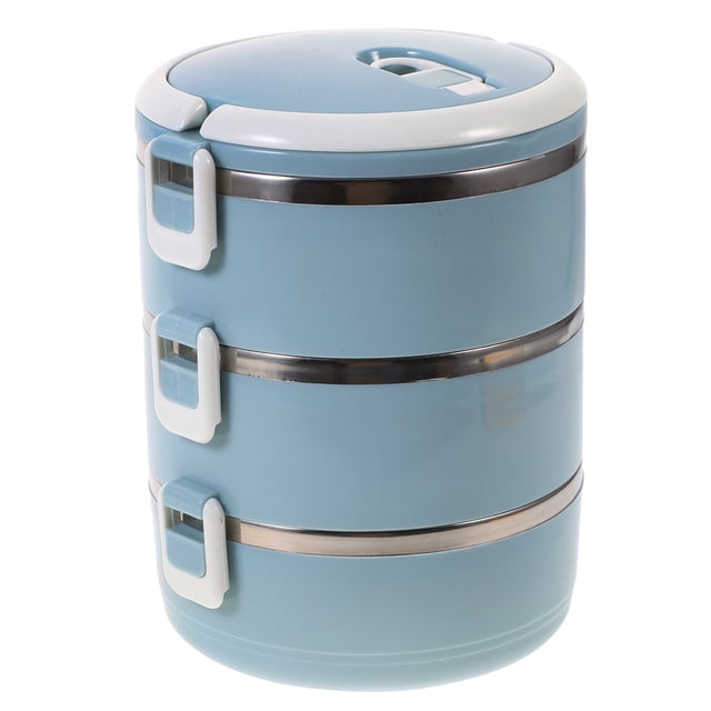Stackable Lunch Box Stainless Steel Bento Box 3 Tier Lunch Holder Portable Lunch Box