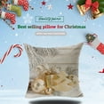thumbnail image 4 of Housse de Coussin de Noël Décorative en Lin pour Canapé Sofa Lit Type 2, 4 of 7