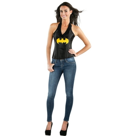 Adult Women's  DC Comics Batgirl Faux Leather Corset Costume Accessory