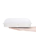 thumbnail image 4 of Lámpara de partición elíptica Aplique de pared para techo Accesorio de iluminación, 20W 3000K 1600LM IP65, para interior y exterior - Blanco Xemadio GX-165-2, 4 of 7