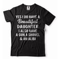 thumbnail image 1 of Gift For Dad Funny From Daughter Fathers Day Design Unisex T-Shirt, up to size 5XL, 1 of 4