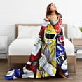 thumbnail image 5 of Power Rangers Bed Blanket Air Conditioner Quilt Ultra Soft Flannel Blanket All Season Fuzzy Blanket Reversible Fluffy Plush Blanket 40"X30", 5 of 8